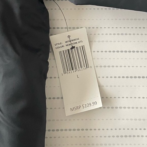 NFL Official Merch- Jets Retro Bomber Jacket (NWT) - Picture 5 of 5